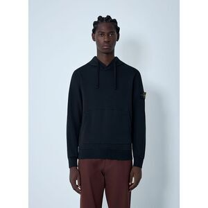 Stone Island Men Compass Patch Hooded Sweatshirt